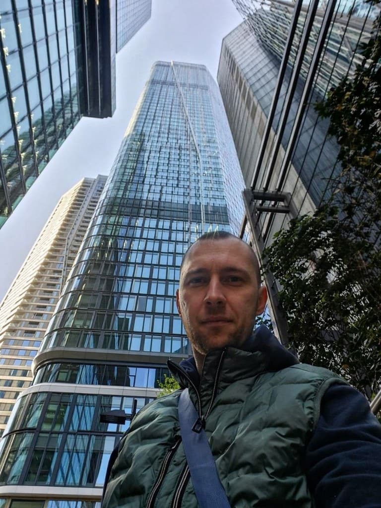 Vitaly Romensky in the city